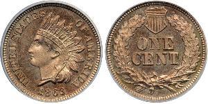 1 Cent Estados Unidos de América (1776 - ) Níquel/Cobre 