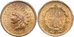 1 Cent Estados Unidos de América (1776 - ) Níquel/Cobre 