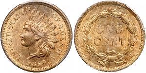 1 Cent Estados Unidos de América (1776 - ) Níquel/Cobre 