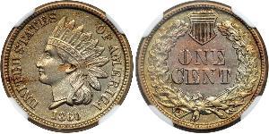 1 Cent Estados Unidos de América (1776 - ) Níquel/Cobre 