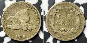 1 Cent Estados Unidos de América (1776 - ) Níquel/Cobre 