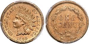 1 Cent Estados Unidos de América (1776 - ) Níquel/Cobre 