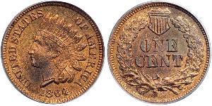 1 Cent Estados Unidos de América (1776 - ) Níquel/Cobre 