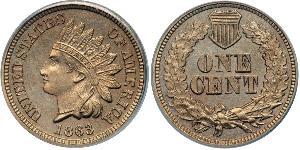 1 Cent Estados Unidos de América (1776 - ) Níquel/Cobre 