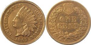1 Cent Estados Unidos de América (1776 - ) Níquel/Cobre 