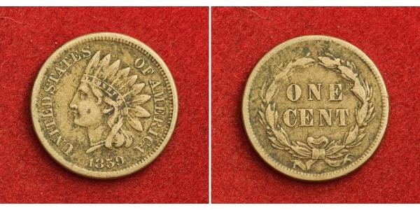 1 Cent Estados Unidos de América (1776 - ) Níquel/Cobre 