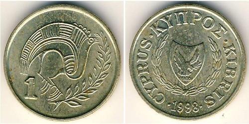 1 Cent Cipro (1960 - ) Ottone 