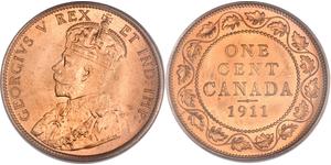 1 Cent Canada Rame Giorgio V (1865-1936)