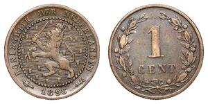 1 Cent Regno dei Paesi Bassi (1815 - ) Rame 