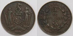 1 Cent Borneo del Nord (1882-1963) Rame/Bronzo 