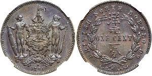 1 Cent Borneo del Nord (1882-1963) Rame/Bronzo 