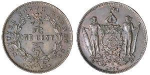 1 Cent Borneo del Nord (1882-1963) Rame/Bronzo 