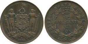 1 Cent Borneo del Nord (1882-1963) Rame/Bronzo 