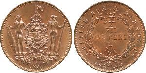 1 Cent Borneo del Nord (1882-1963) Rame/Bronzo 
