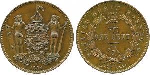 1 Cent Borneo del Nord (1882-1963) Rame/Bronzo 