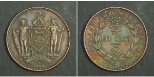 1 Cent Borneo del Nord (1882-1963) Rame/Bronzo 
