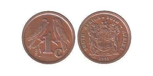 1 Cent South Africa Steel/銅 