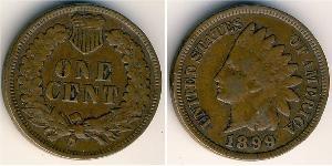 1 Cent Estados Unidos de América (1776 - ) Tin/Cobre/Zinc 