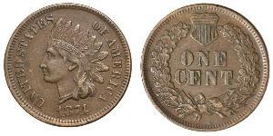 1 Cent Estados Unidos de América (1776 - ) Tin/Cobre/Zinc 