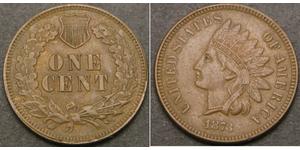 1 Cent Estados Unidos de América (1776 - ) Tin/Cobre/Zinc 