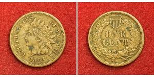 1 Cent Estados Unidos de América (1776 - ) Tin/Cobre/Zinc 