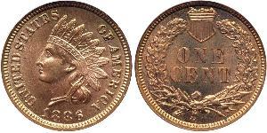 1 Cent Estados Unidos de América (1776 - ) Tin/Cobre/Zinc 