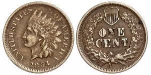 1 Cent Estados Unidos de América (1776 - ) Tin/Cobre/Zinc 