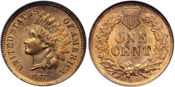 1 Cent Estados Unidos de América (1776 - ) Tin/Cobre/Zinc 