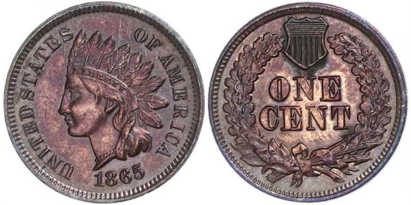 1 Cent Estados Unidos de América (1776 - ) Tin/Cobre/Zinc 