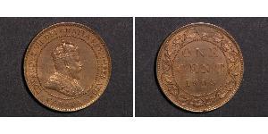 1 Cent Canada Tin/Copper/Zinc Edward VII (1841-1910)