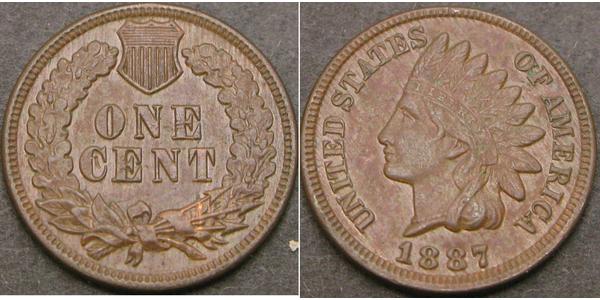 1 Cent USA (1776 - ) Tin/Copper/Zinc 
