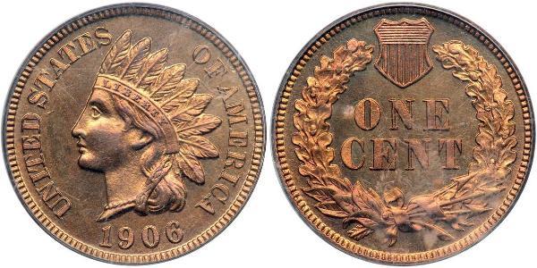 1 Cent USA (1776 - ) Tin/Copper/Zinc 