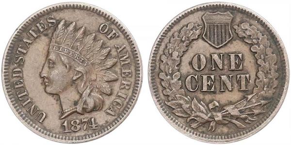 1 Cent USA (1776 - ) Tin/Copper/Zinc 