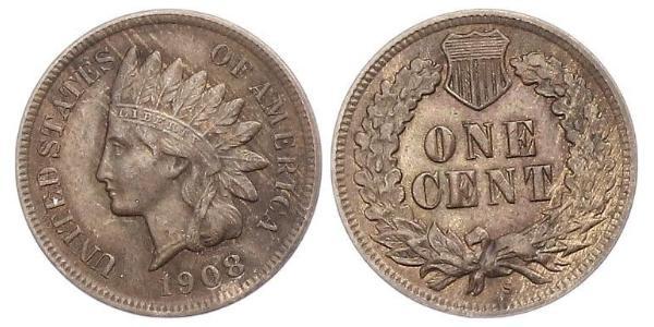 1 Cent USA (1776 - ) Tin/Copper/Zinc 