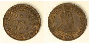 1 Cent Canada Tin/Cuivre/Zinc Édouard VII (1841-1910)