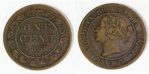 1 Cent Kanada Tin/Kupfer/Zink Victoria (1819 - 1901)