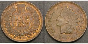 1 Cent Vereinigten Staaten von Amerika (1776 - ) Tin/Kupfer/Zink 