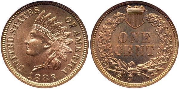 1 Cent Vereinigten Staaten von Amerika (1776 - ) Tin/Kupfer/Zink 