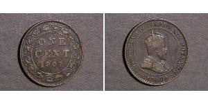 1 Cent 加拿大 Tin/銅/Zinc 爱德华七世 (1841-1910)