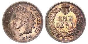 1 Cent 美利堅合眾國 (1776 - ) Tin/銅/Zinc 