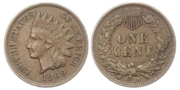1 Cent 美利堅合眾國 (1776 - ) Tin/銅/Zinc 