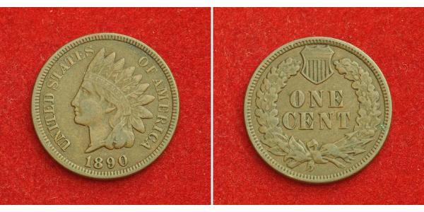 1 Cent 美利堅合眾國 (1776 - ) Tin/銅/Zinc 