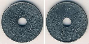 1 Cent Französisch-Indochina (1887-1954) Zink 