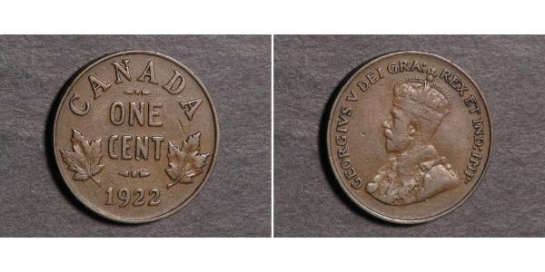 1 Cent Canada  George V of the United Kingdom (1865-1936)