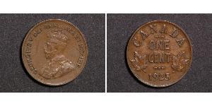 1 Cent Canadá  Jorge V (1865-1936)