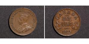 1 Cent Canadá  Jorge V (1865-1936)