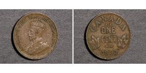 1 Cent Canadá  Jorge V (1865-1936)