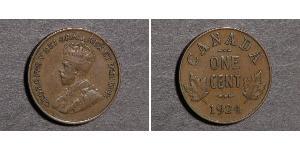 1 Cent Canadá  Jorge V (1865-1936)