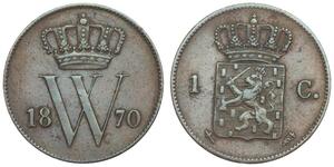 1 Cent Regno dei Paesi Bassi (1815 - )  