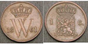 1 Cent Regno dei Paesi Bassi (1815 - )  